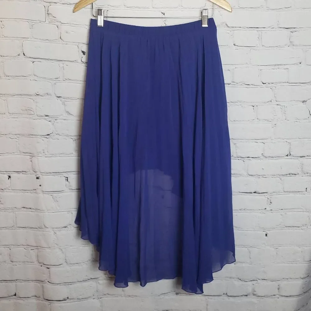Jessica Simon Dark Purple‎ Skirt Size M